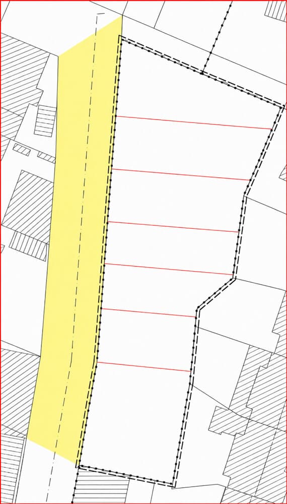 1.522 m² Entwicklungsgrundstück für sechs Doppelhaushälften plus Einfamilienhaus in Wuppertal / 7 WE