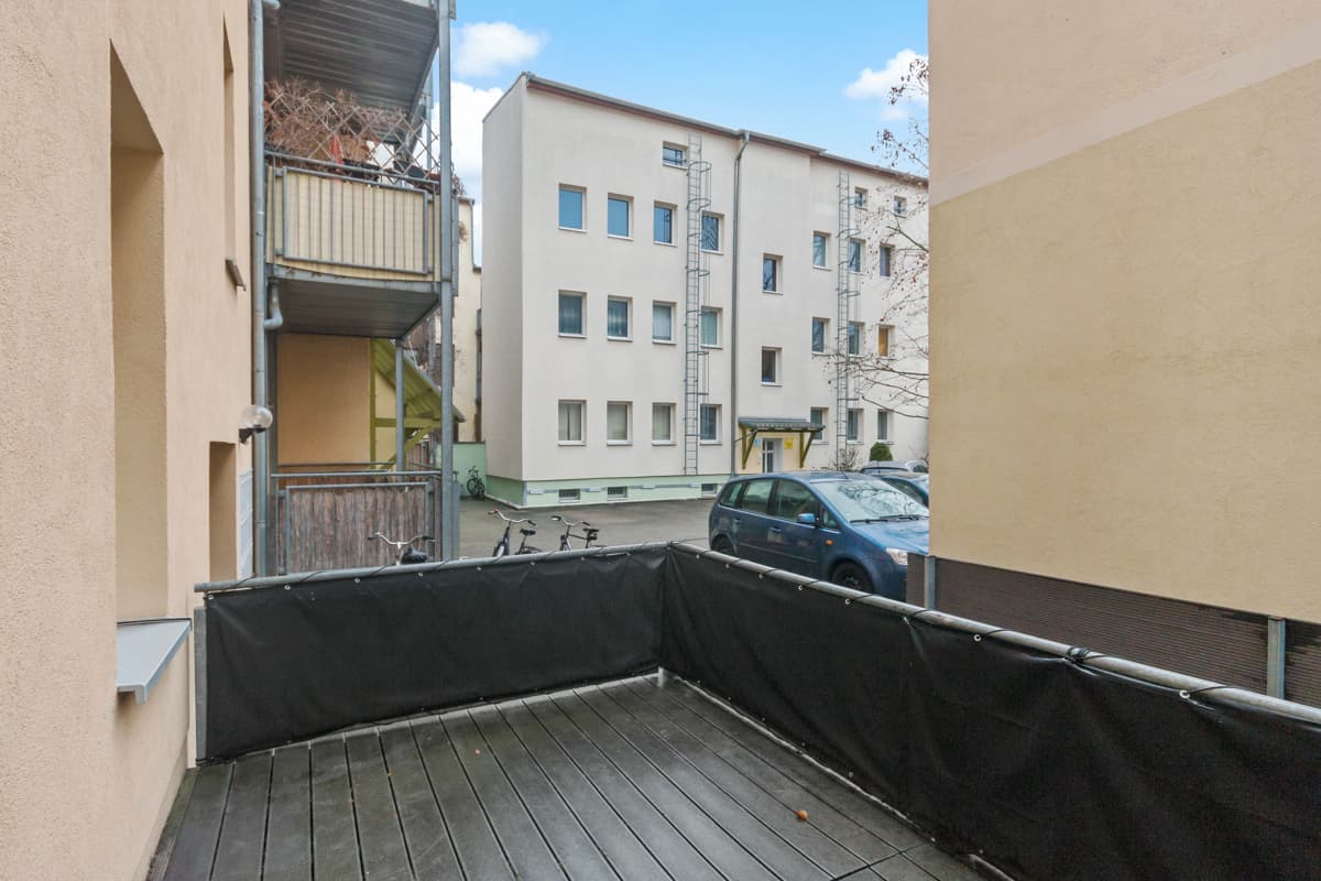 Rarität - 1-Raumwohnung mit Terrasse und EBK im Giebichensteinviertel