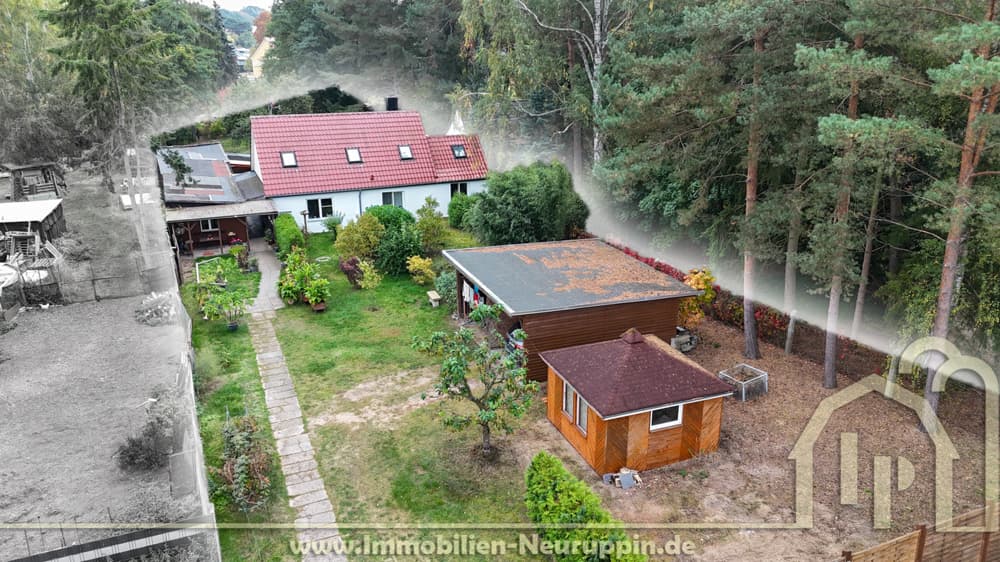 Am Wald gelegenes, geplegtes Einfamilienhaus in Rheinsberg