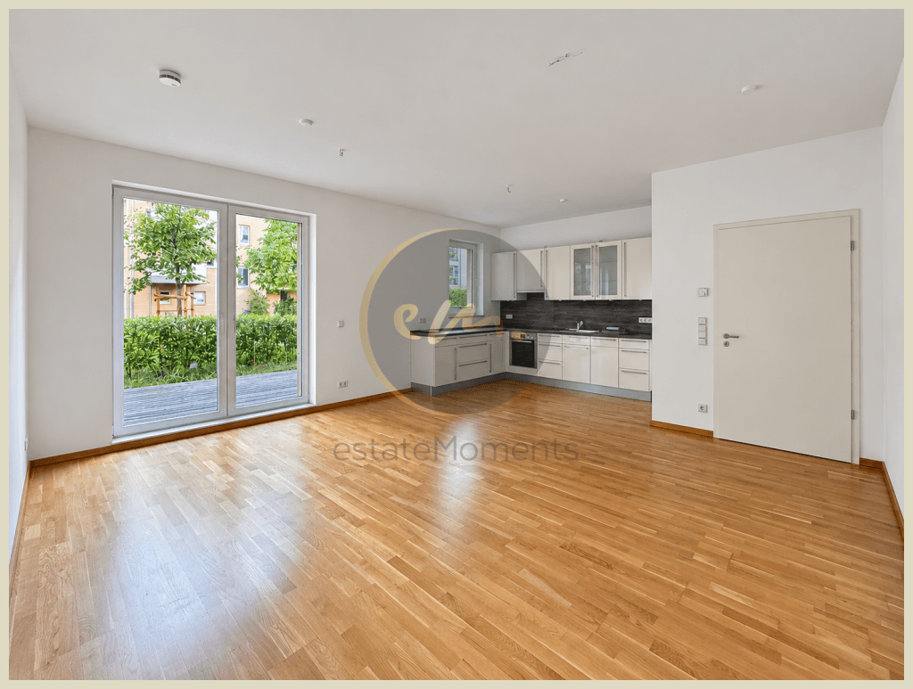 Gartenwohnung in Oberschöneweide: 3 Zimmer, zwei Terrassen und Einbauküche