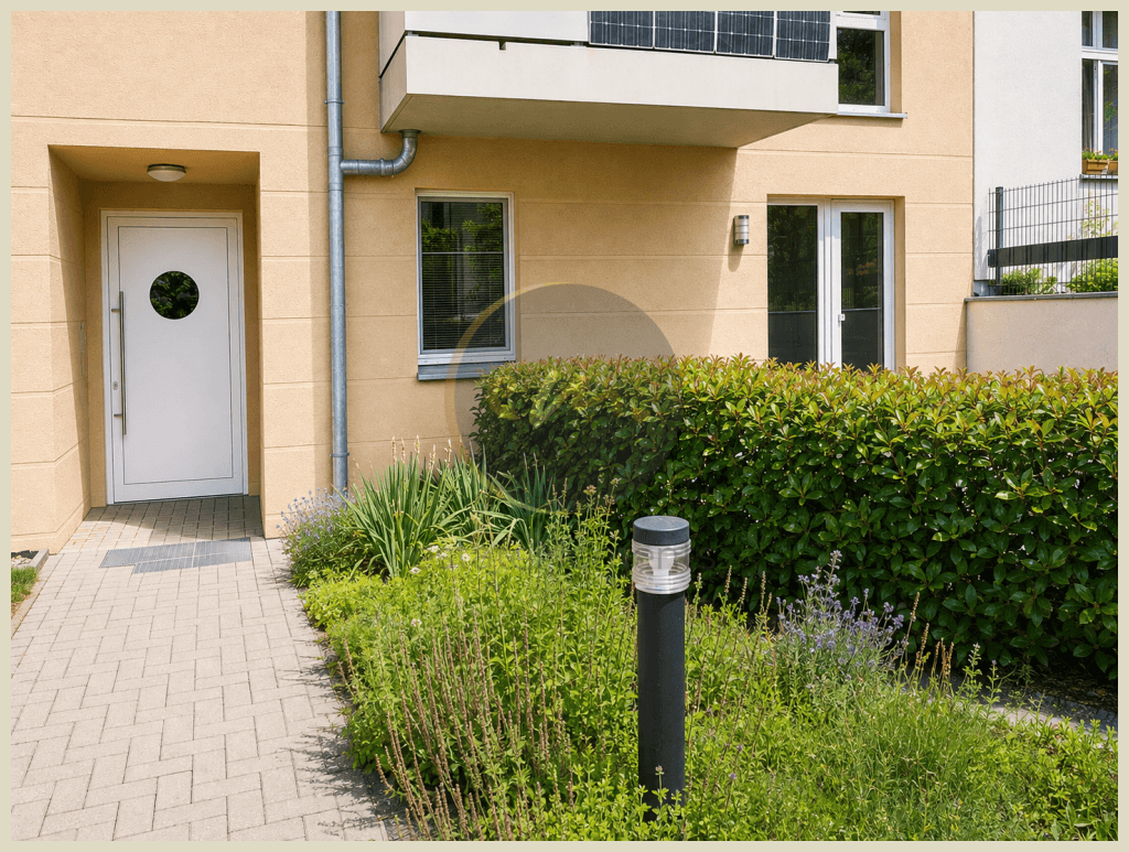 Gartenwohnung in Oberschöneweide: 3 Zimmer, zwei Terrassen und Einbauküche