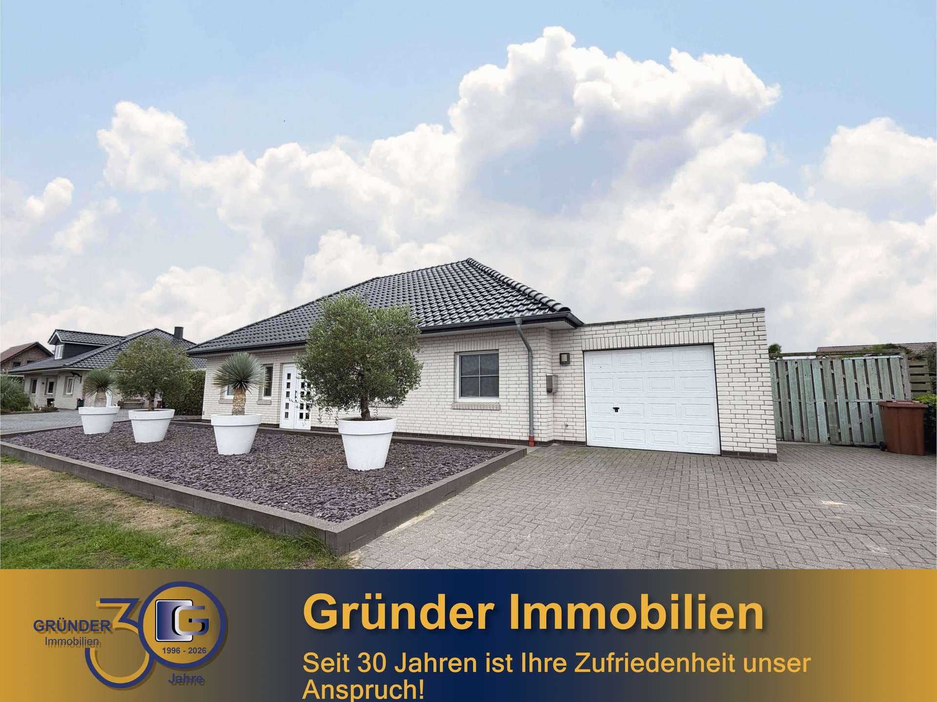 Käufer Provisionsfrei! Wohlfühlen auf einer Ebene – attraktiver Bungalow mit großem Garten