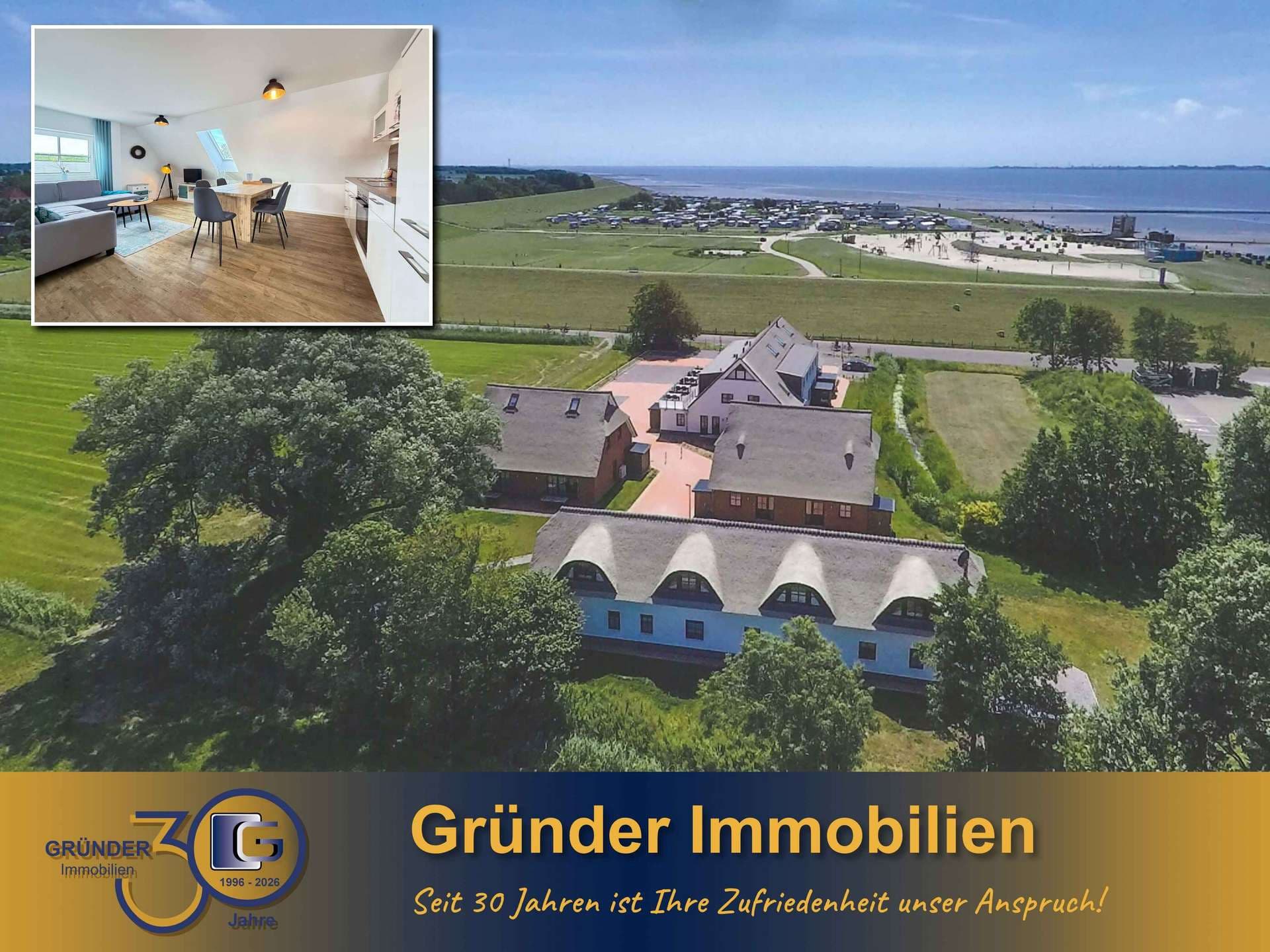 Maritimes Urlaubsflair an der Nordsee - moderne Ferienwohnung