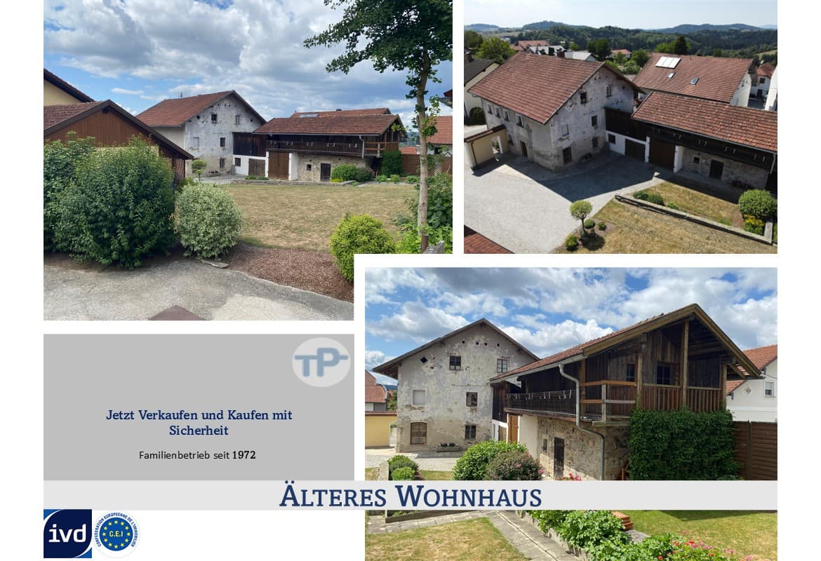 ÄLTERES WOHNHAUS MIT NEBENGEBÄUDE