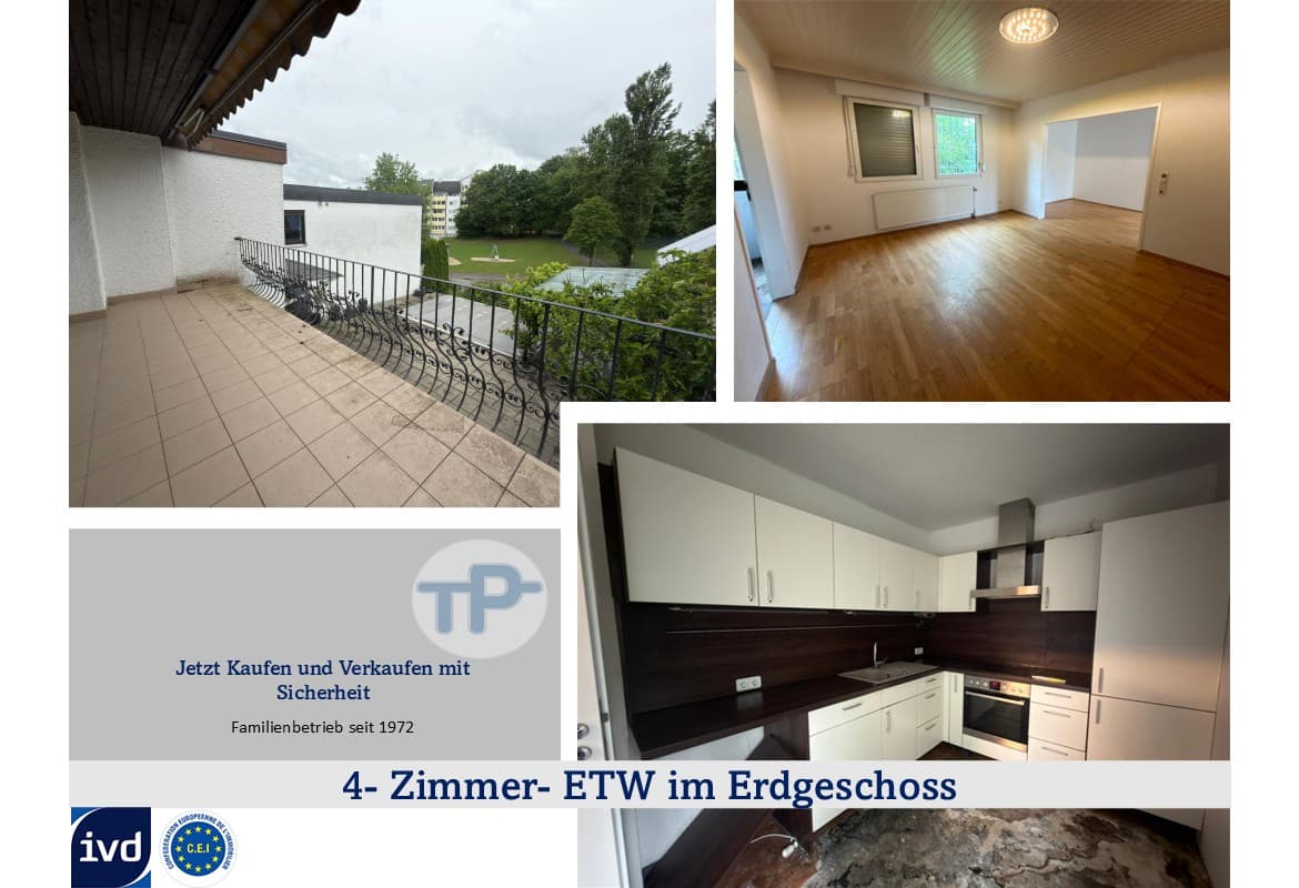 ACHTUNG - PREISREDUZIERUNG! SONNIGE 4-ZIMMER-ETW IN PASSAU GRUBWEG IM ERDGESCHOSS