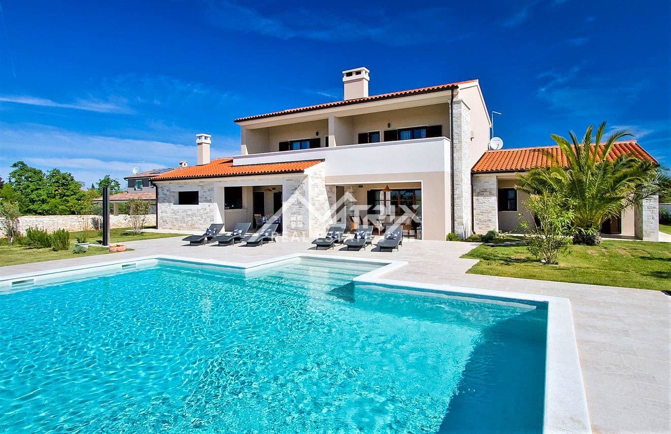 Svetvinčenat-Gebiet, Villa mit Pool inmitten der Natur