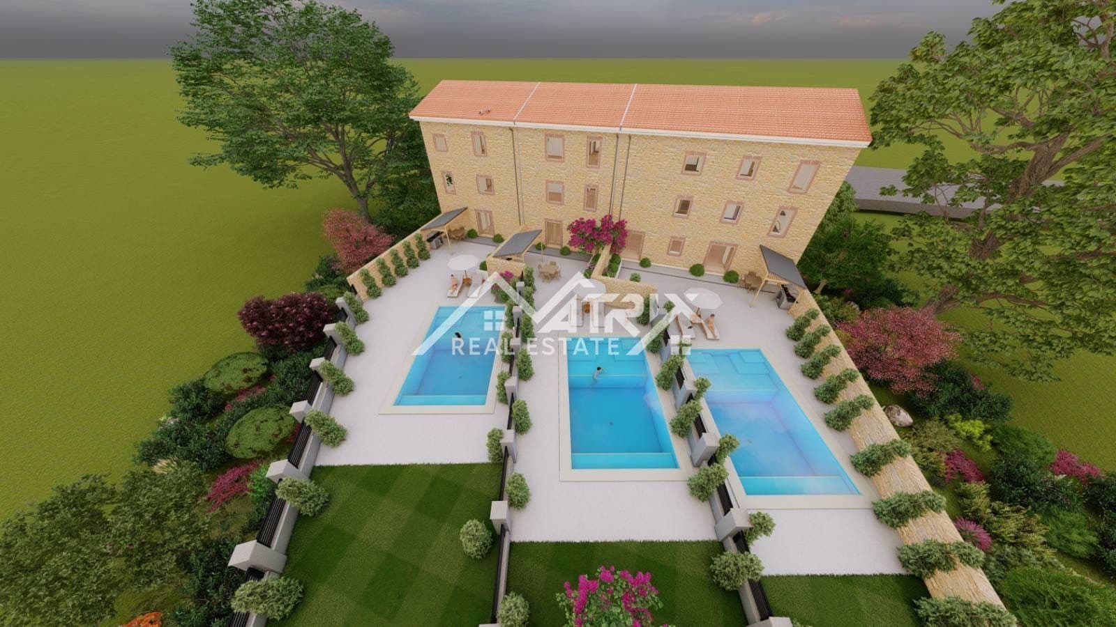 Bereich Svetvinčenat, Apartmenthaus mit Schwimmbad
