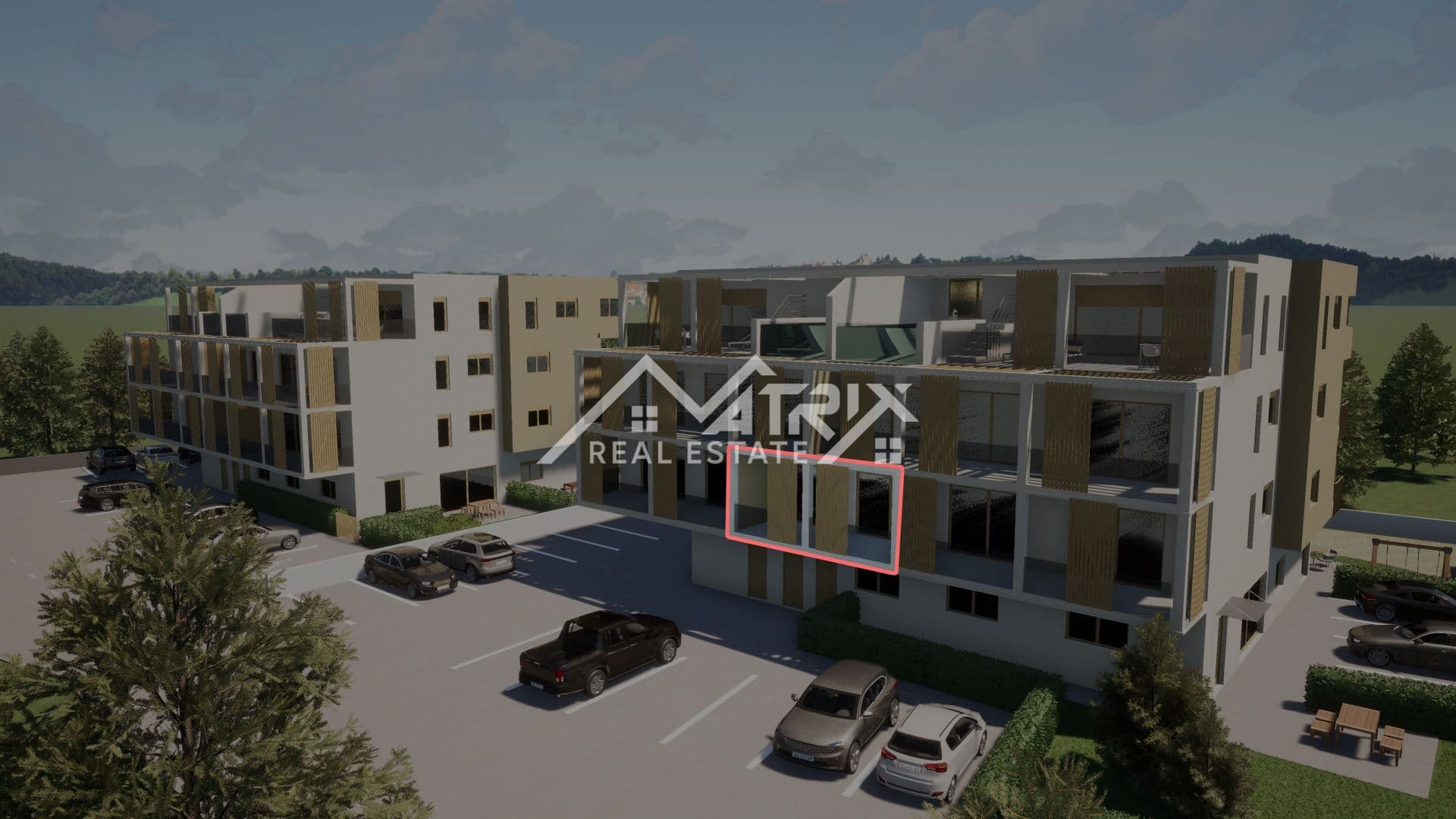 Bereich Poreč, Schöne Wohnung im ersten Stock eines neuen Gebäudes