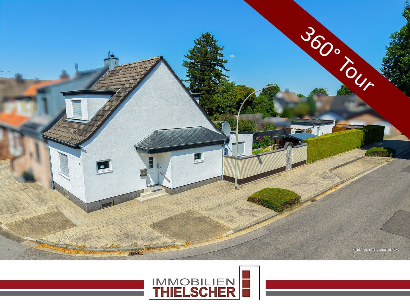 Gepflegtes Einfamilienhaus auf attraktivem Zweifrontengrundstück mit Garten und Garage