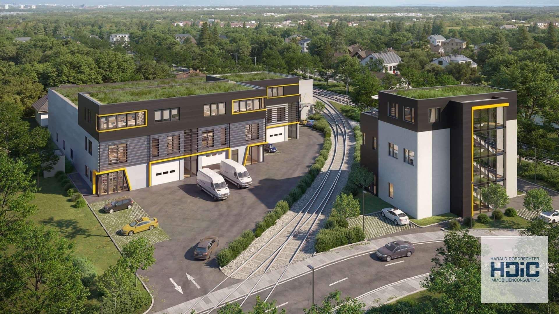 Halle und Büro flexibel unter einem Dach
