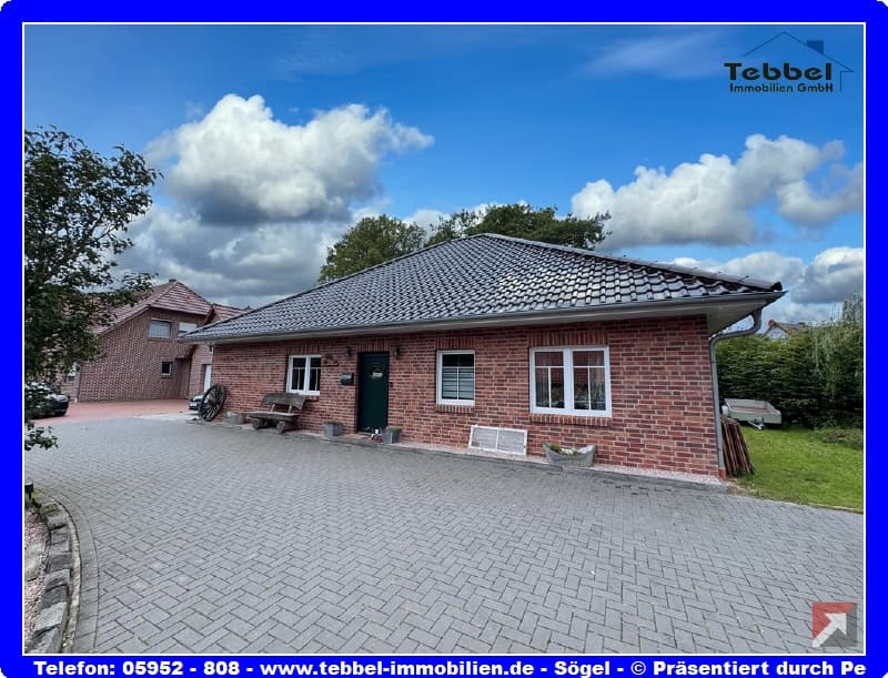 Neuwertiger Walmdachbungalow in Werlte - ebenerdig wohnen!