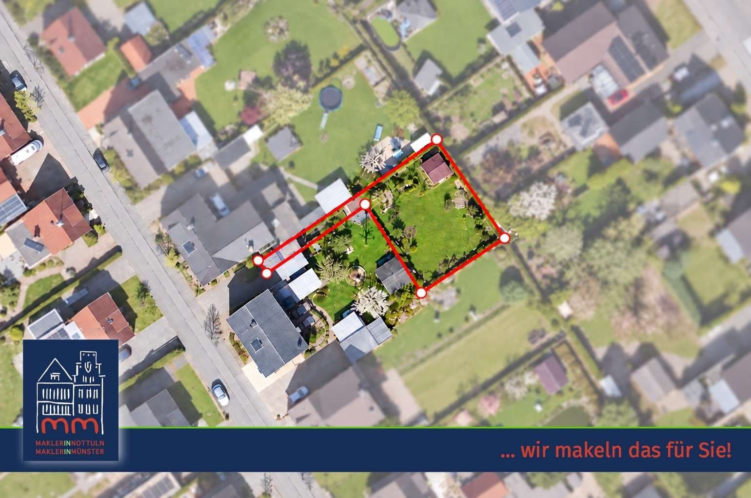 Hinterlandbebauung im gewachsenen Wohngebiet