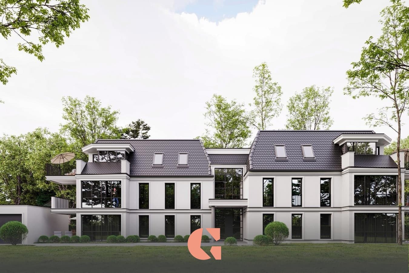 12 Wohnungen + Tiefgarage - Baugrundstück mit Genehmigung