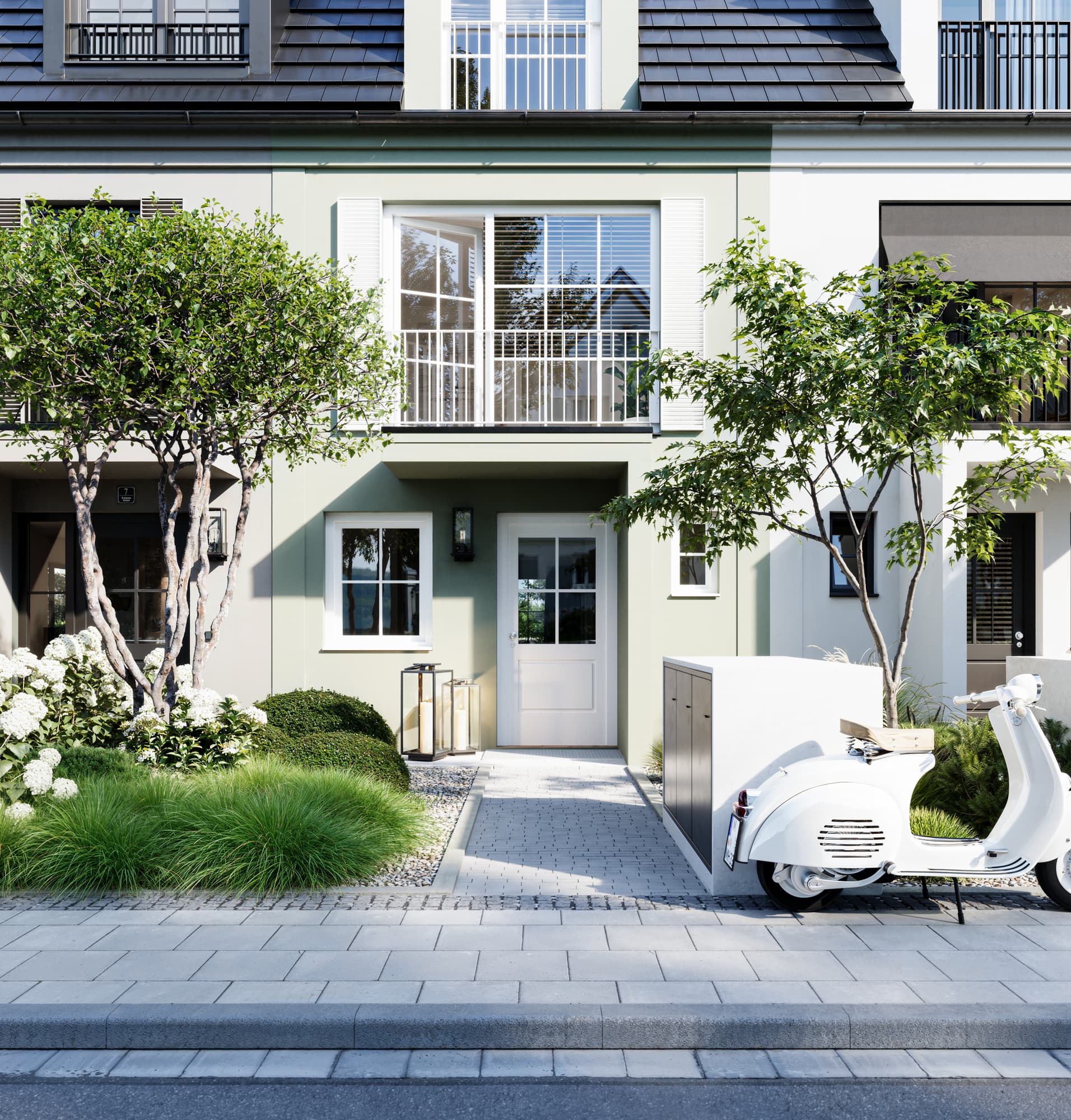 Familienfreundliches Stadthaus in sonniger Lage