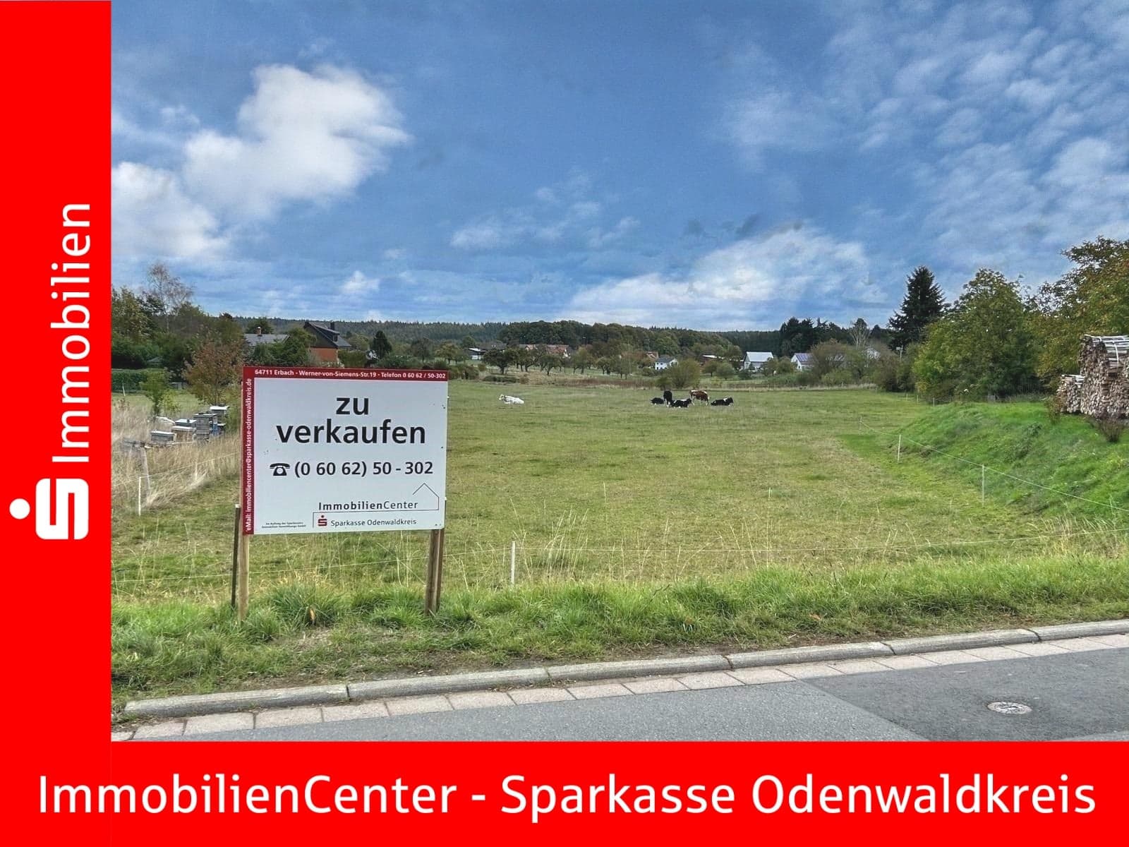 Idylle pur. Bauplatz mit angrenzendem Wiesenland in Odenwälder Höhenort.