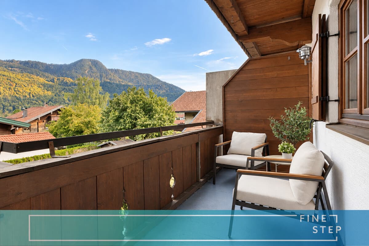 Bergblick inklusive – Kompakte 2-Zimmer Wohnung mit Süd Balkon