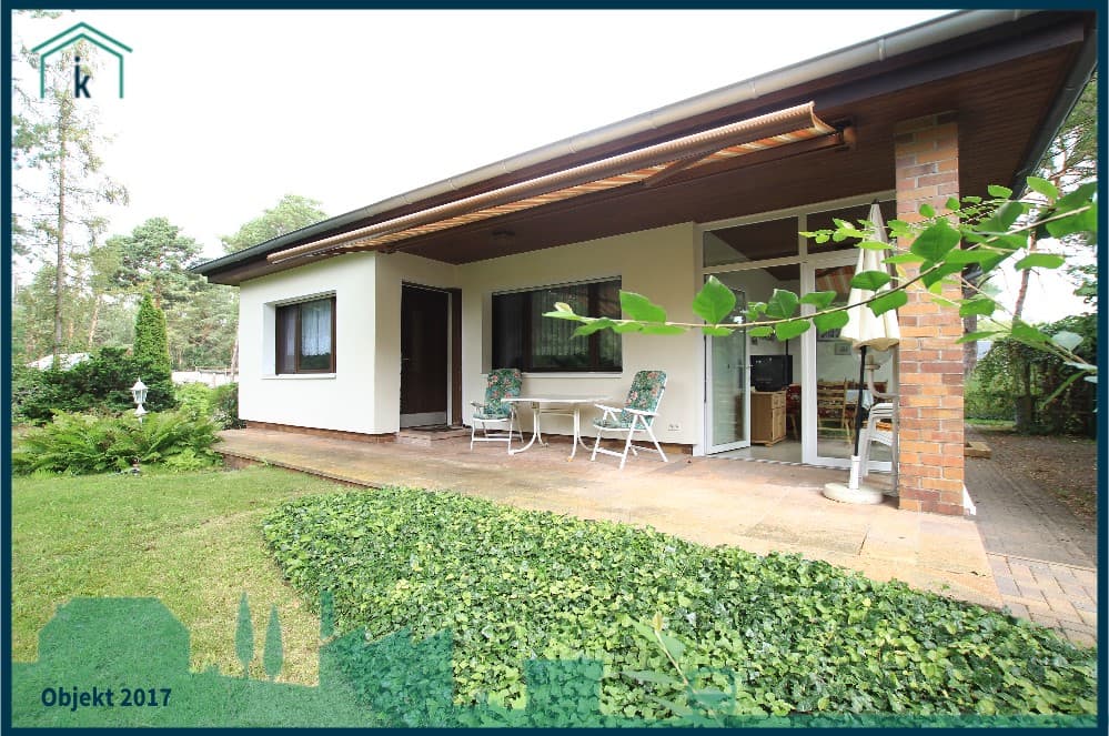 Bungalow mit Garage auf schönem Grundstück zur Pacht