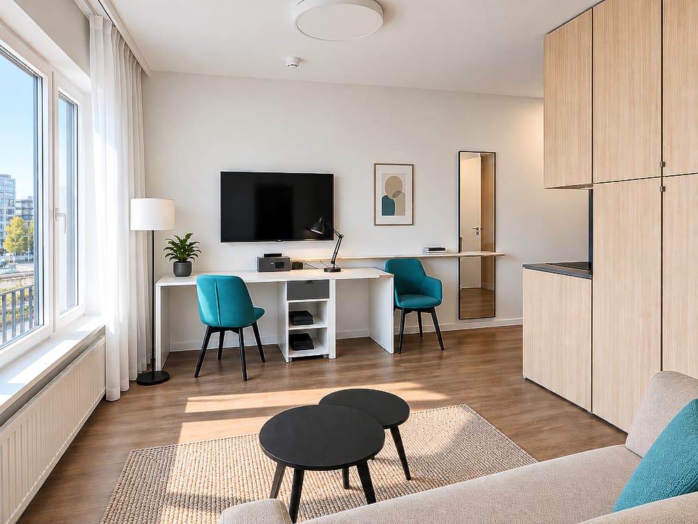 Top Investition nahe Hauptbahnhof! 1-Zi Apartment in Fritz Tower