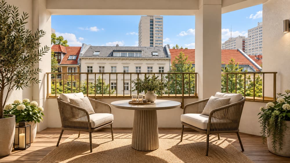 Bezugsfreie 2-Zimmer-Wohnung mit Balkon nahe Spreekanal