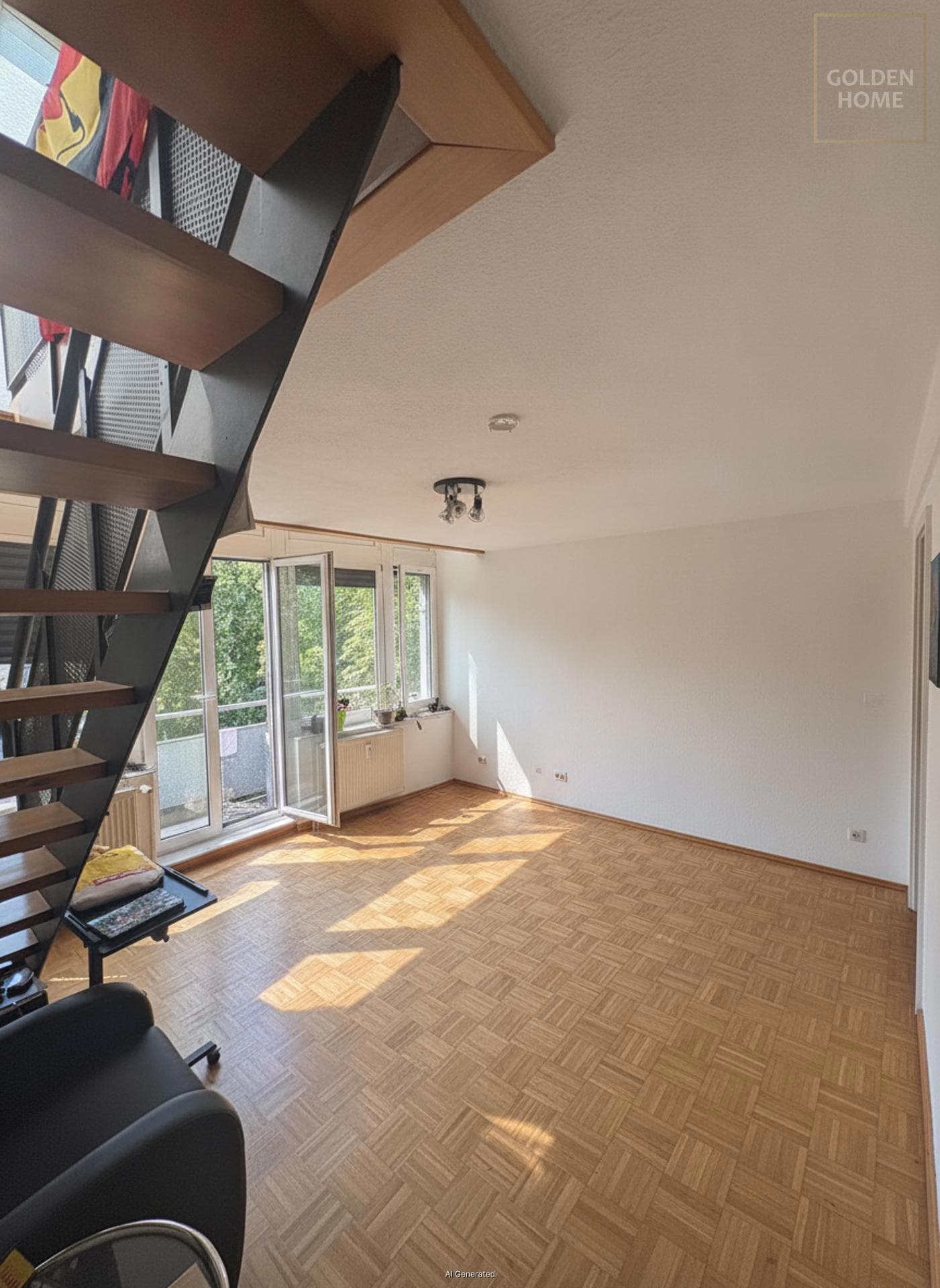Lichtdurchflutetes Maisonette-Loft in Hamburg-Bramfeld