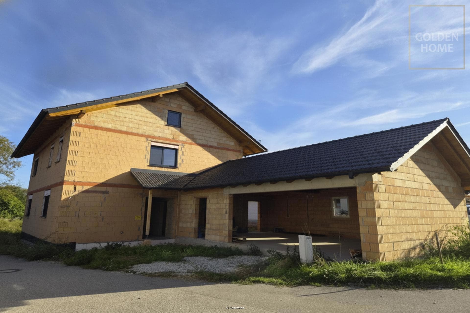 Einfamilienhaus im Rohbau – jetzt Wohntraum individuell gestalten