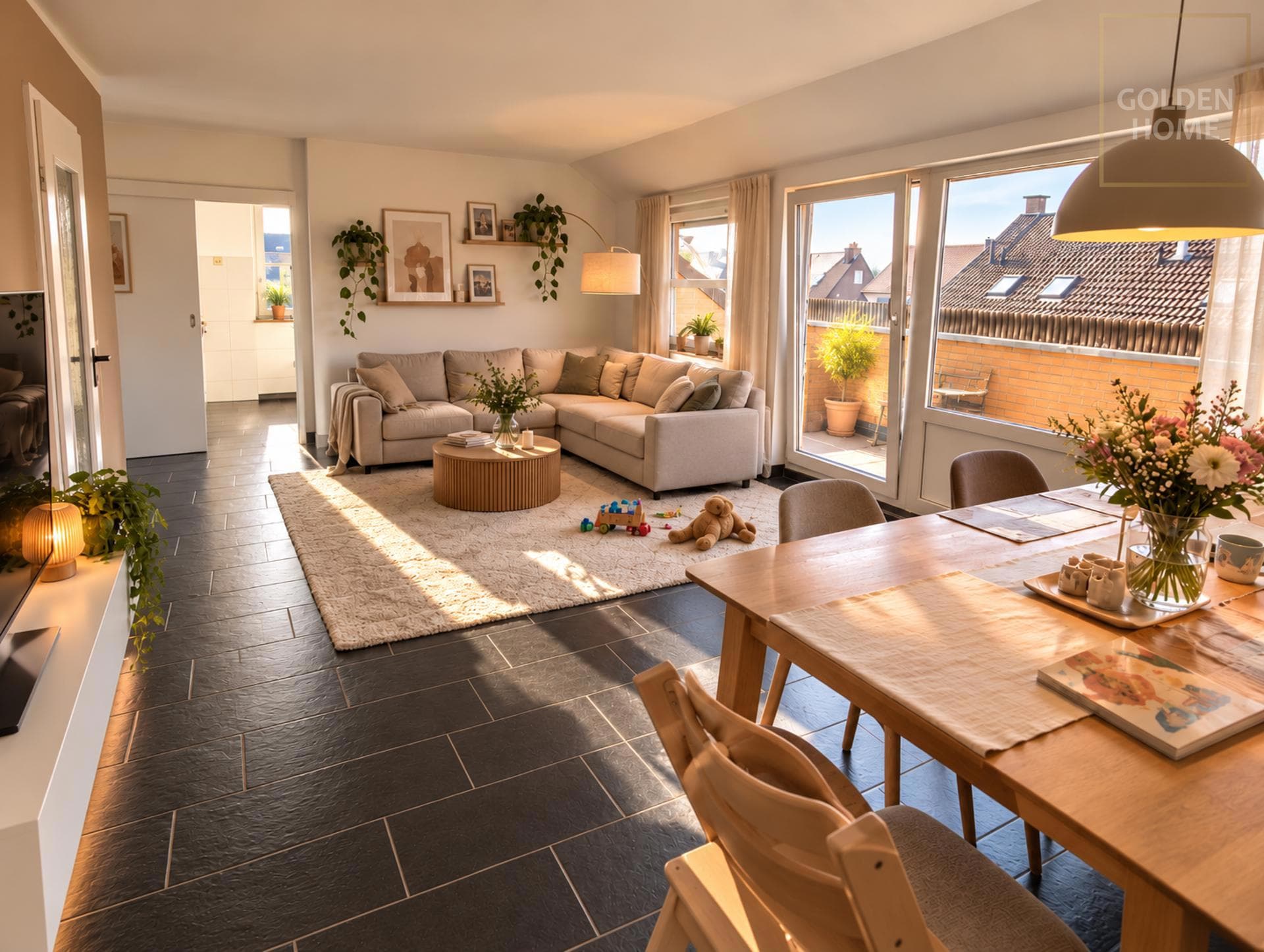 Genug Platz für Sie und Ihr Kind | Balkon & Extra-Raum