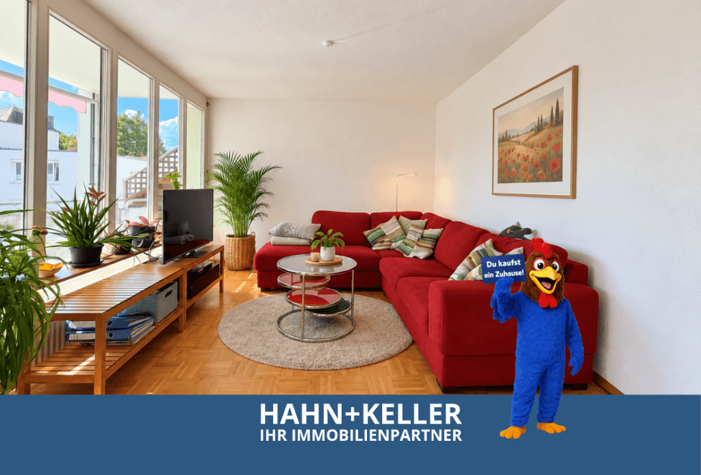Attraktive 3 Zimmer-Wohnung mit Balkon ins Grüne & Tiefgaragenstellplatz in ES-Stadtmitte!