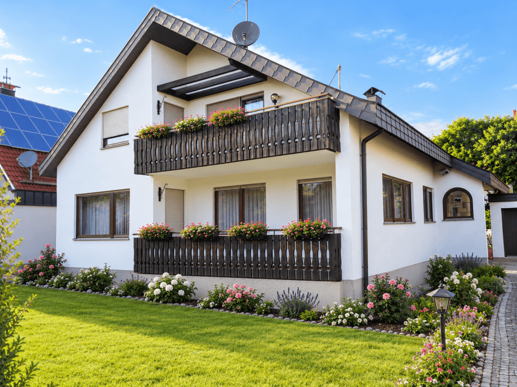 Anwesen mit toller Lebensqualität! Traumhaftes Zweifamilienhaus in Schlierbach!