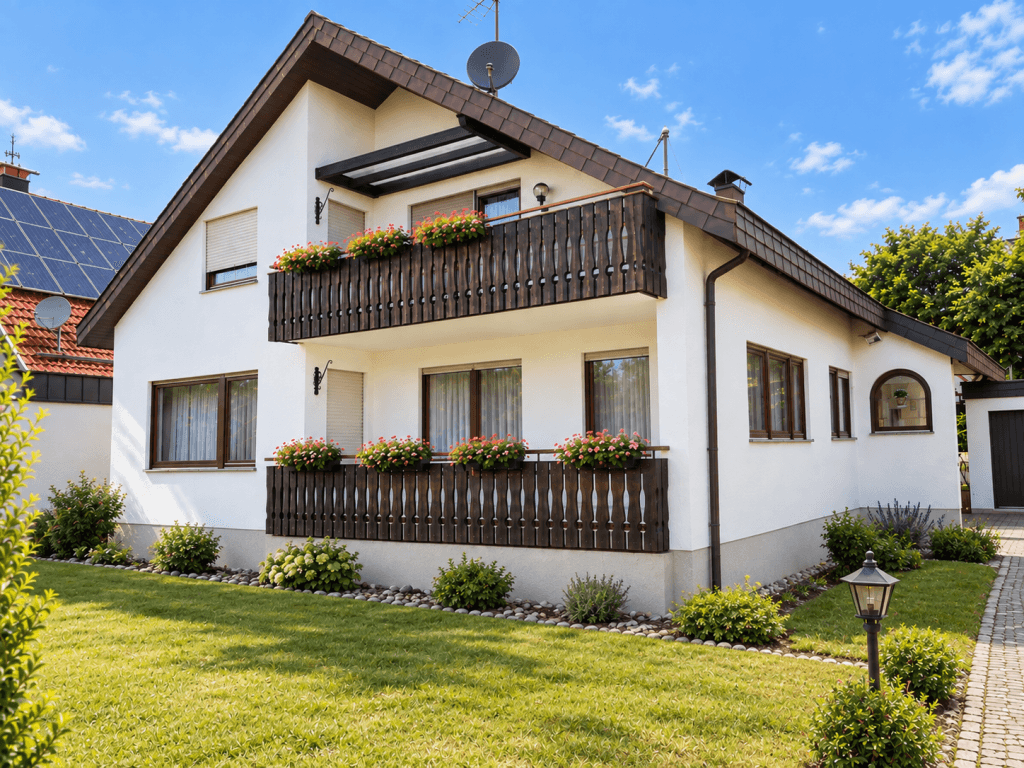 Anwesen mit toller Lebensqualität! Traumhaftes Zweifamilienhaus in Schlierbach!