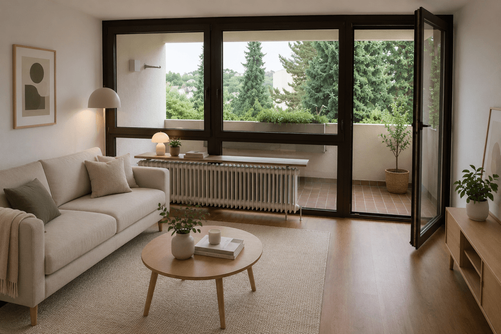 Attraktive 4 Zimmer-Wohnung mit tollem Balkon und Einzelgarage!