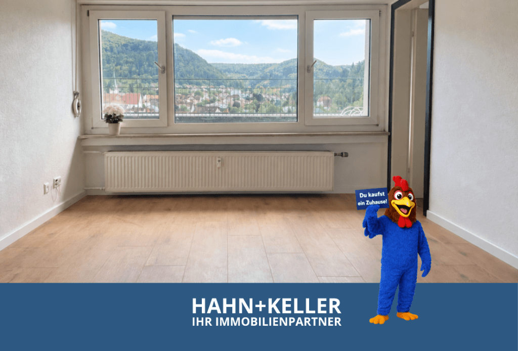 Charmante 2 Zimmer-Wohnung in zentraler Lage mit traumhaftem Ausblick!