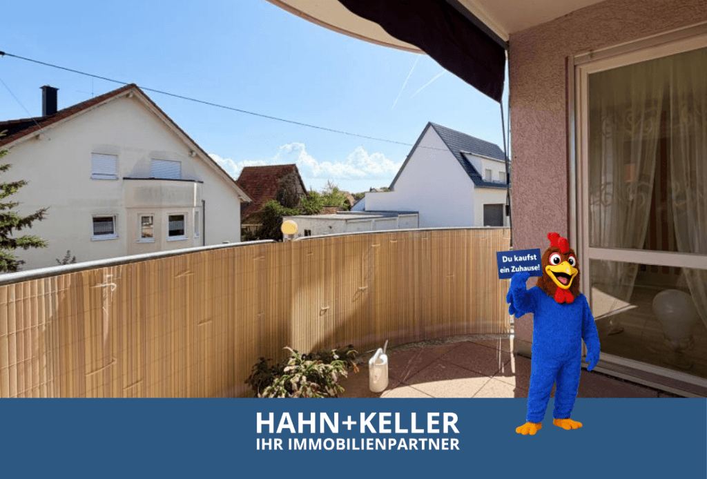 Seltene Gelegenheit! Interessante 2 Zimmer-Wohnung mit Balkon in Filderstadt!