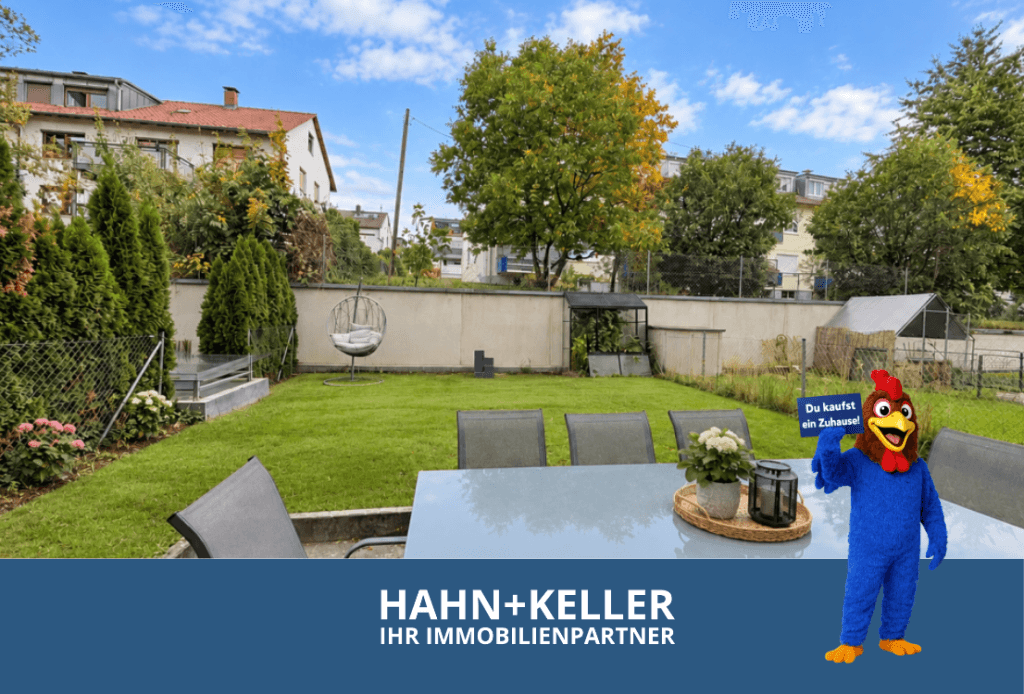 Sonniges Wohnerlebnis! 3 Zimmer-Wohnung mit Garten, Terrasse und Südbalkon!