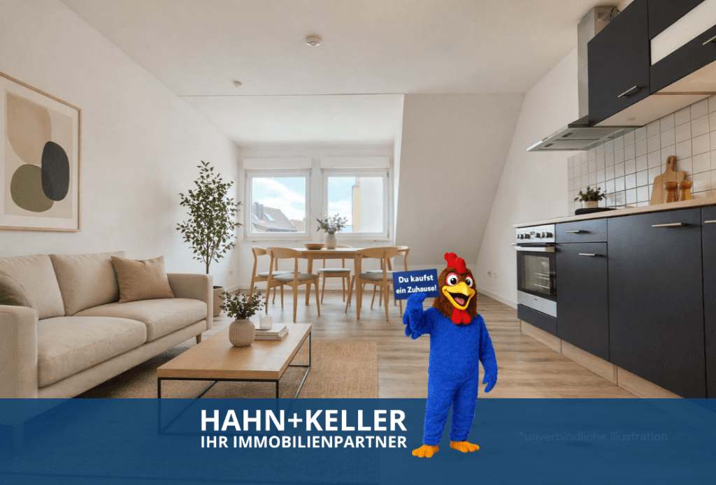 Sofort beziehbar! Attraktive 1-Zimmer-Wohnung in ruhiger Lage mit Garagenstellplatz!