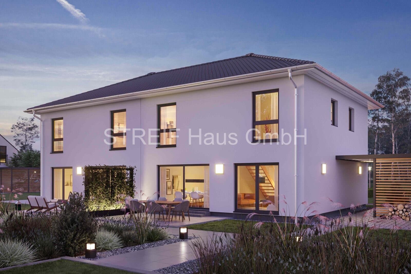 Modernes Doppelhaus (KFW 40) in Werl - Individuell geplant