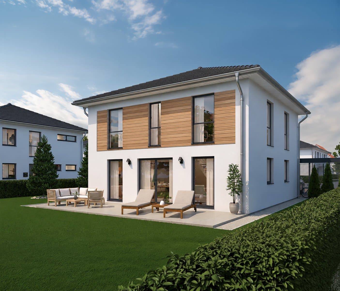 NEUBAU- Attraktive City Villa Kfw 40 mit Keller in Albstadt Ebingen incl. Baugrundstück