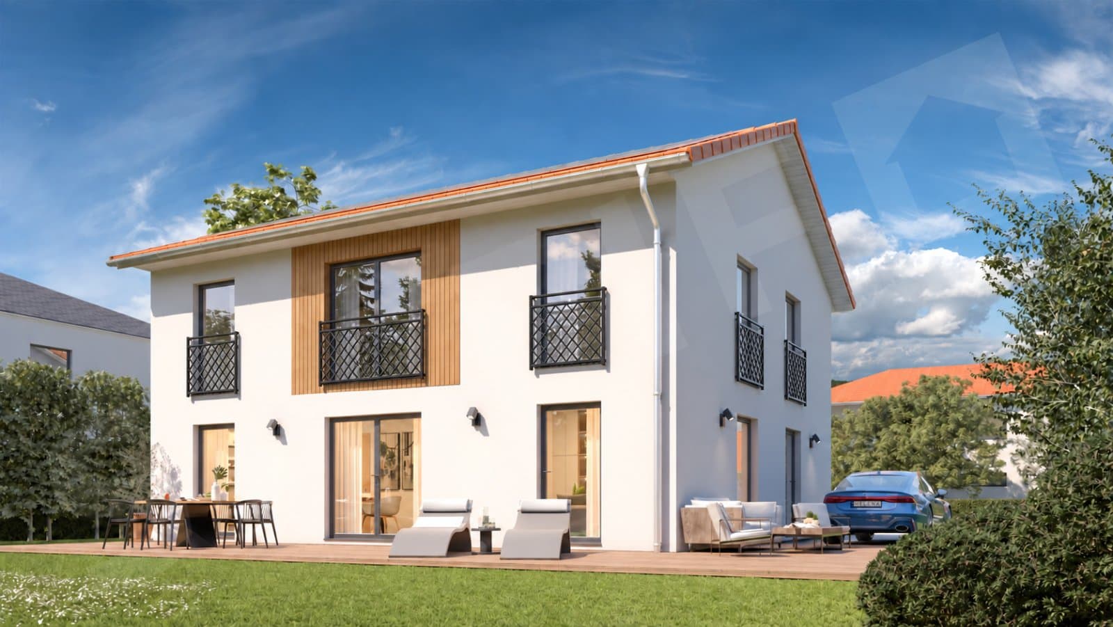 Stadtvilla in Eching - Projektiert nach Ihren Wünschen