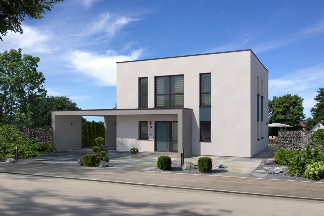 Ein Traumhaus im Bauhausstiel mit Grundstück