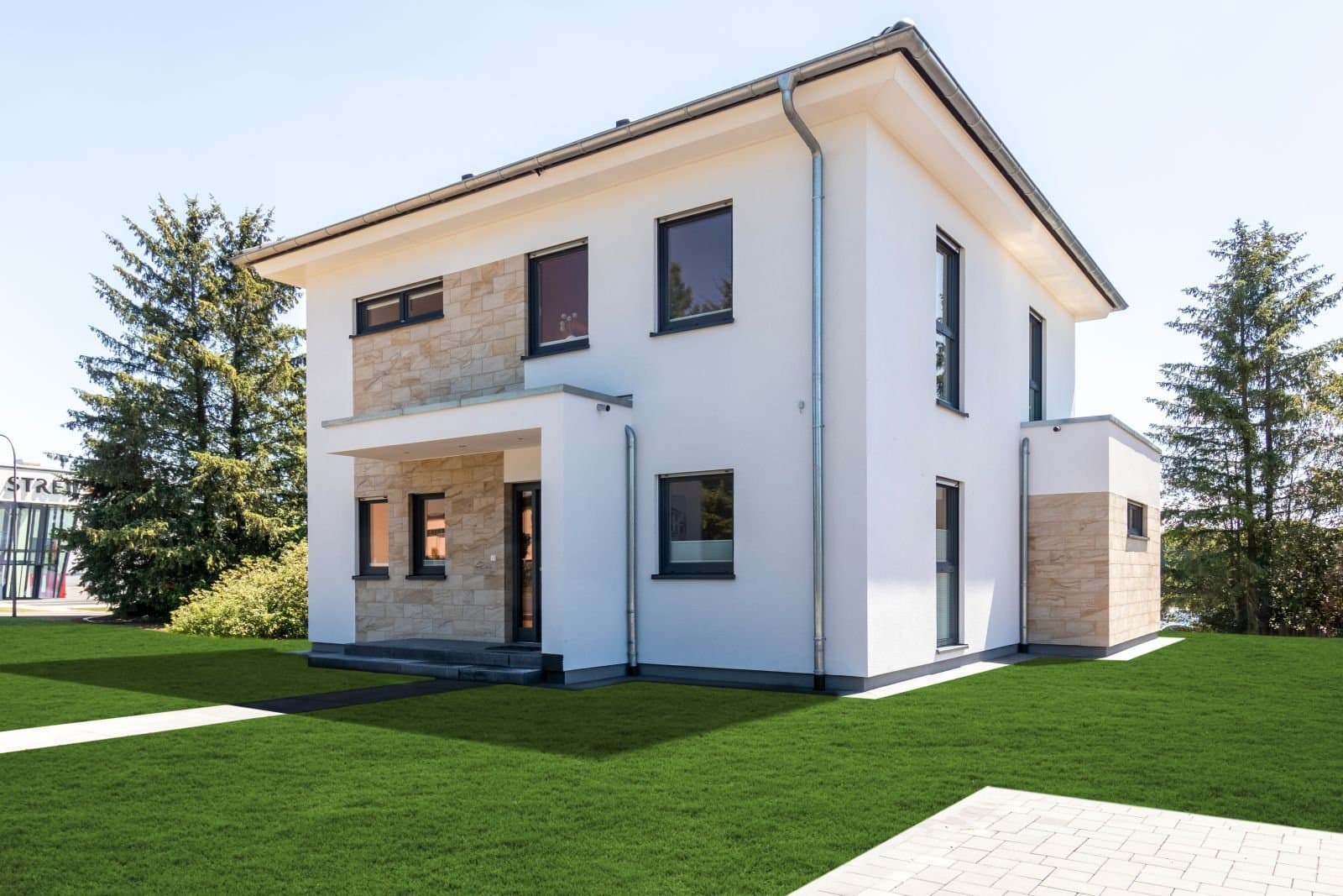 Individuell geplante Stadtvilla in der Ausbaustufe Fast-Fertig-Plus mit Grundstück