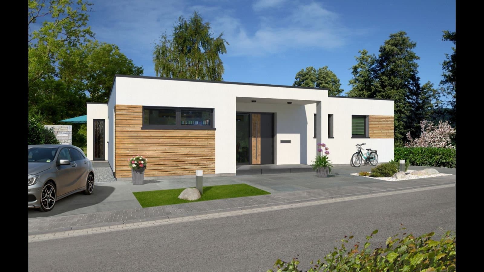 Fertighaus Bungalow in Münchhausen - individuell projektiert und schlüsselfertig