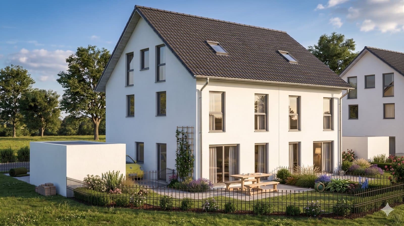 Moderne Doppelhaushälfte in Ingolstadt - projektiert nach Kundenwunsch