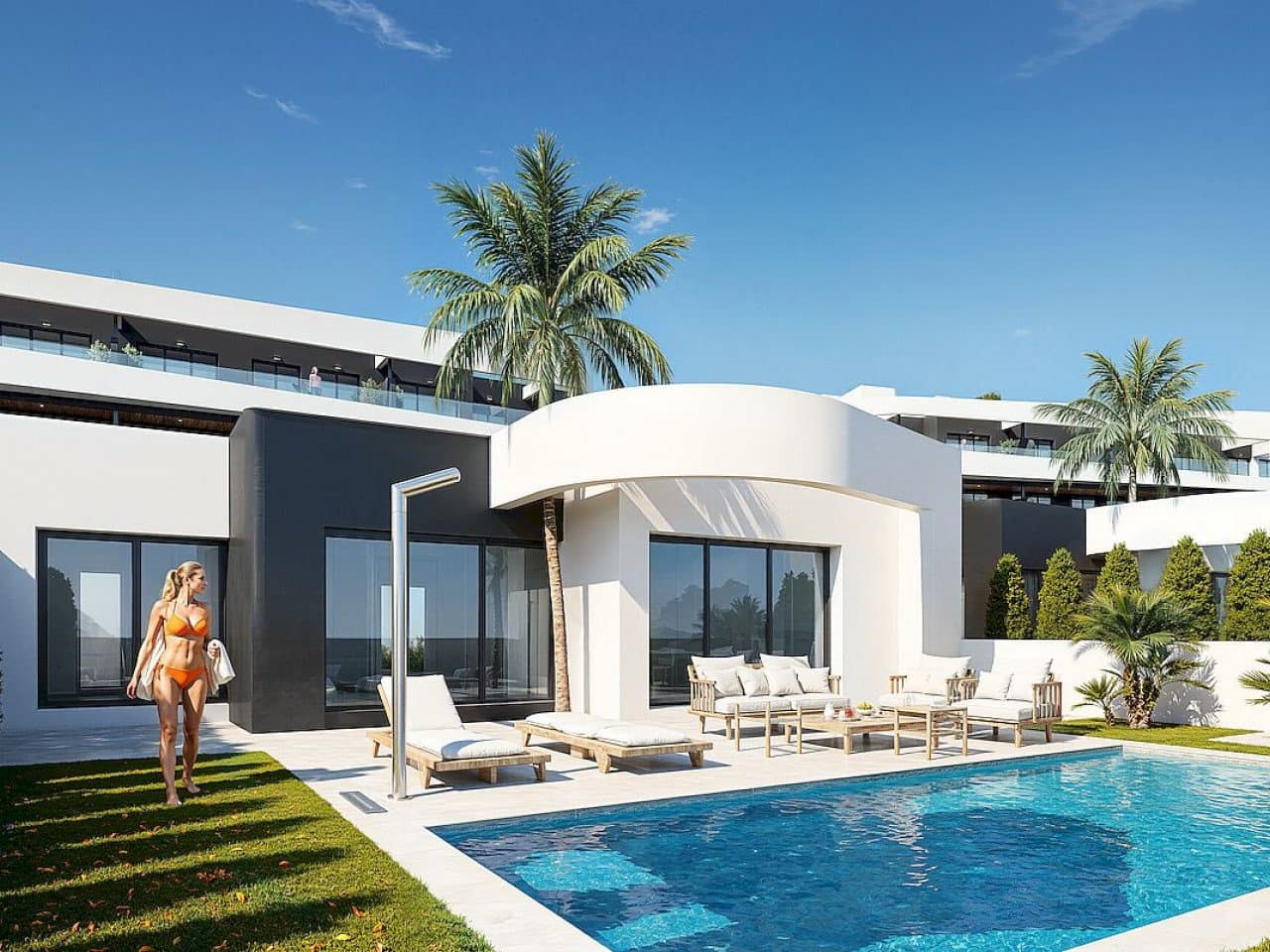 Schicke, moderne Neubau-Villa nahe La Serena Golf in Los Alcázares
