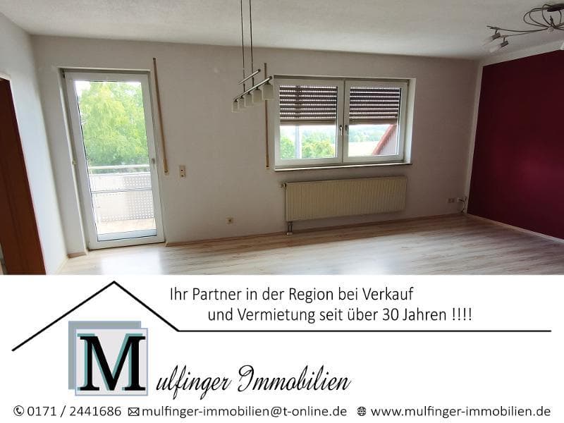Ortsrandlage -3 Zi. Wohnung im EG mit Garage, Keller und Garten (auf Wunsch)