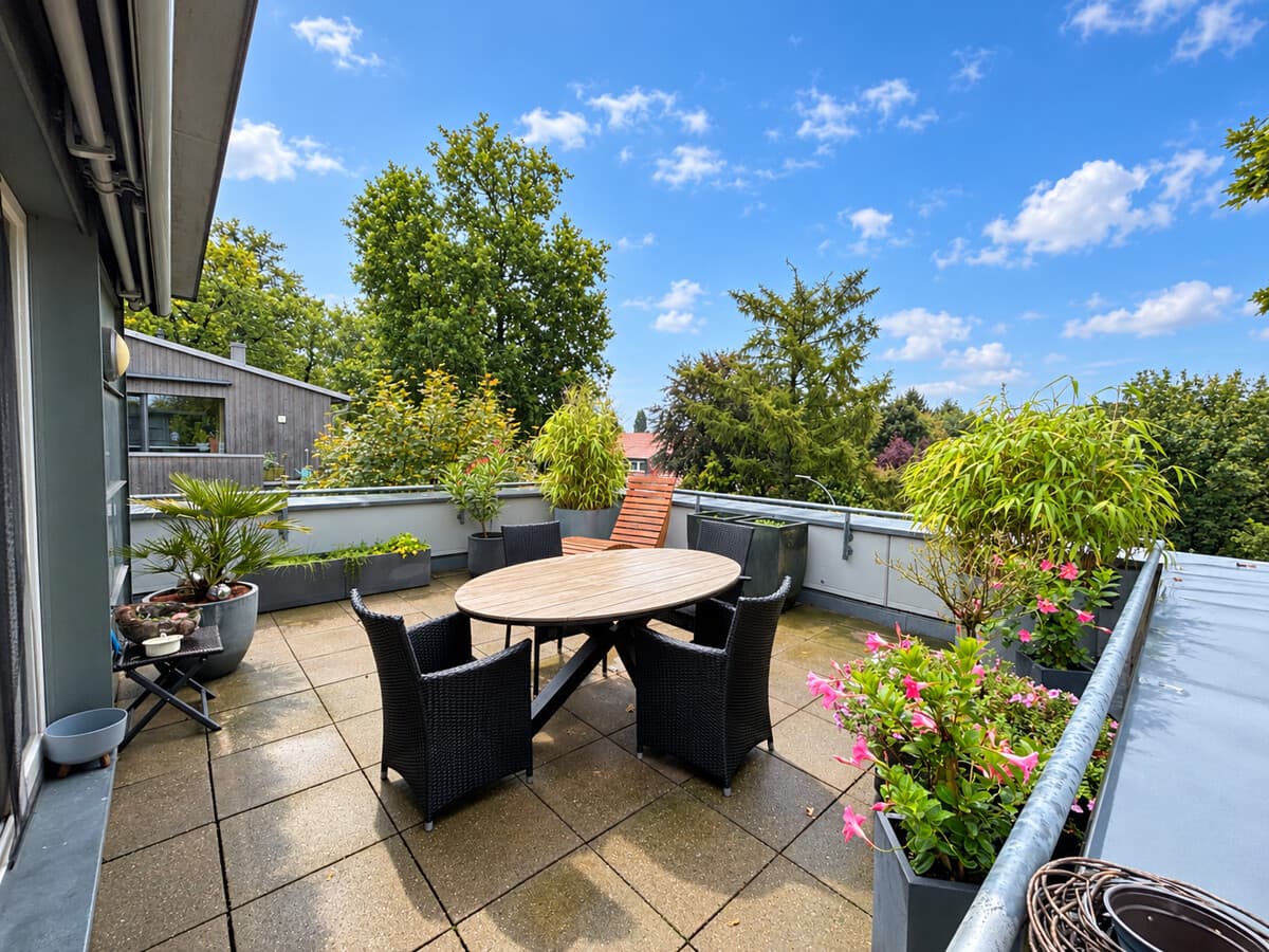 Penthouse mit umlaufender Dachterrasse in stadtnaher Lage von Emsdetten