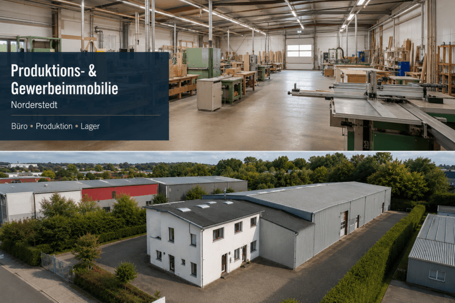 Einmalige Chance! Produktions-und Gewerbeimmobilie mit Büroflächen in gefragter Lage von Norderstedt!