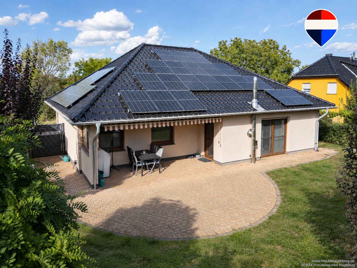 Energieeffizienter Bungalow mit Erdwärme & Photovoltaik auf großzügigem Grundstück