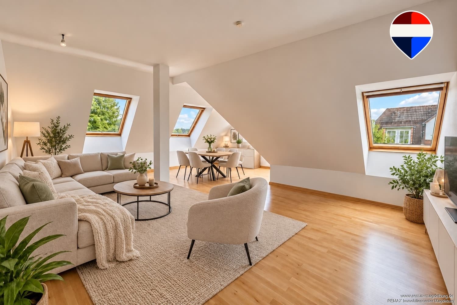 Großzügige 4-Raum-Wohnung mit Aufzug und Stellplatz - Exklusives Wohnen im Lennéviertel
