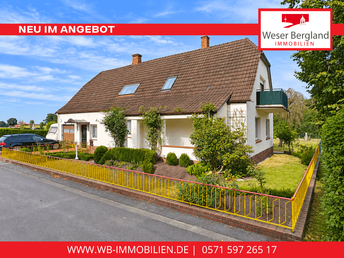 Einfamilienhaus mit großzügigem Garten und vielseitigem Raumangebot