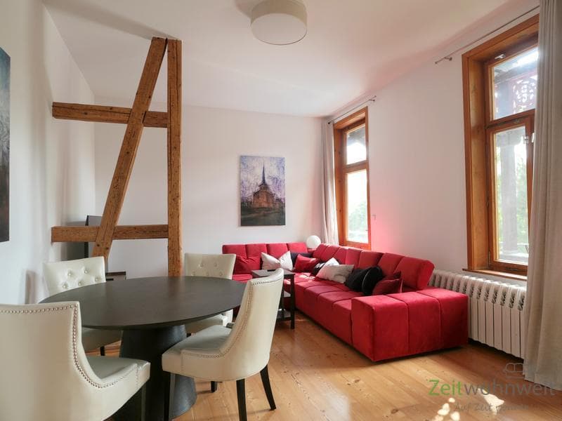 (EF1406_M) Weimar: Bad Berka, möblierte Wohnung über 2 Etagen in herrschaftlicher Villa am grünen Ortsrand