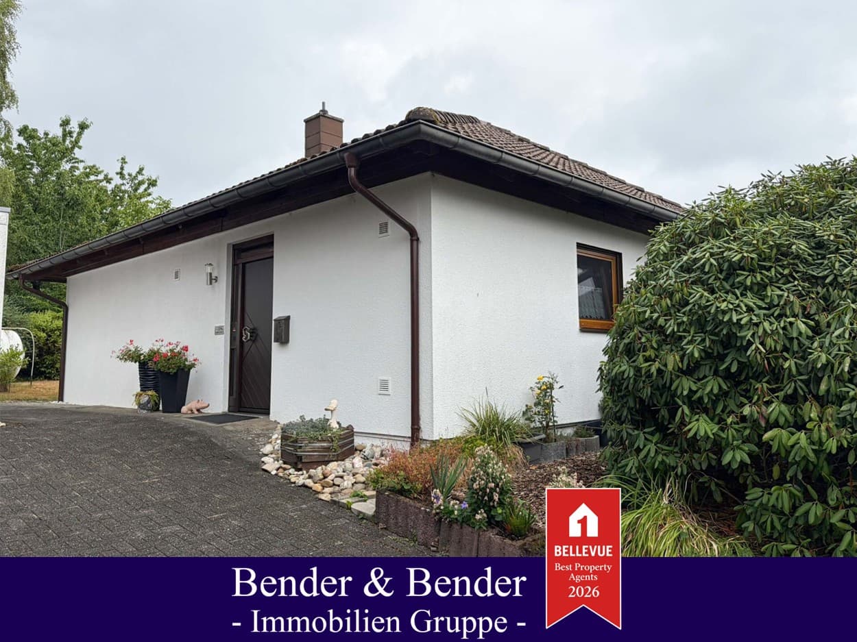 Barrierearmes Wohnen auf einer Ebene: Gepflegter Bungalow mit schönem Grundstück nahe Hamm.